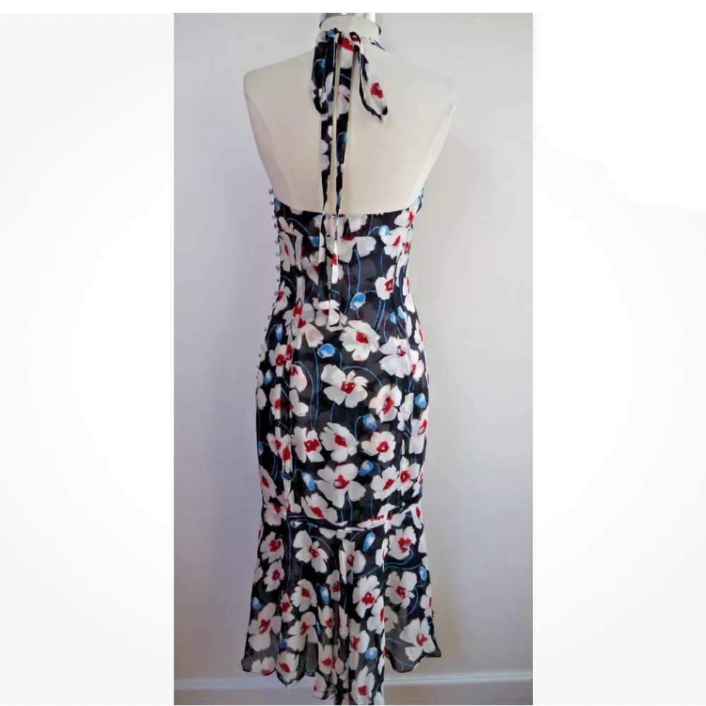 Vintage TULEH Silk Dress - Picture 4 of 11